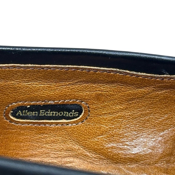 Allen Edmonds Lake Forest Loafers Shoes Black Leather Hand Crafted in USA Sz 12 - Picture 12 of 16